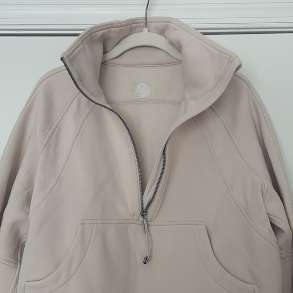 Lululemon Scuba Oversized Funnel Neck in White Opal - Picture 5 of 10